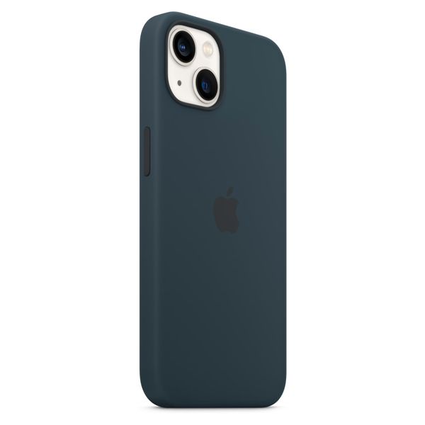 Apple Silikon-Case MagSafe Apple iPhone 13 - Dunkelblau