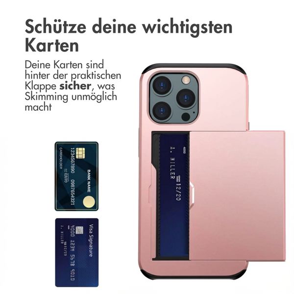 imoshion Backcover mit Kartenfach Apple iPhone 14 Pro - Rosé gold
