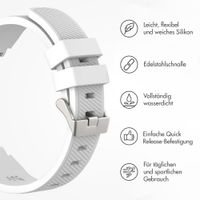 imoshion Flexibles Silikonarmband - Universeller 22-mm-Anschluss - Weiß