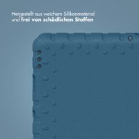 imoshion Schutzhülle mit Handgriff kindersicher Samsung Galaxy Tab A11 / A9 8.7 Zoll - Dunkelblau