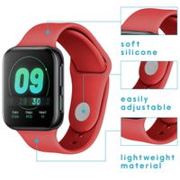 imoshion Silikonband für die Oppo Watch 41 mm - Rot