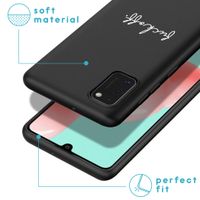 imoshion Design Hülle Samsung Galaxy A41 - Fuck Off - Schwarz