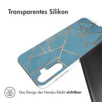 imoshion Design Hülle Samsung Galaxy A14 (5G/4G) - Blue Graphic