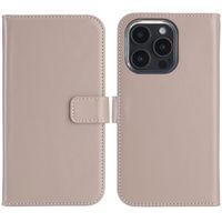 Selencia Echtleder Klapphülle Apple iPhone 16 Pro Max - Dusty Pink