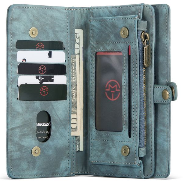 CaseMe Luxuriöse 2-in-1-Portemonnaie-Klapphülle Leder iPhone 12 Pro Max