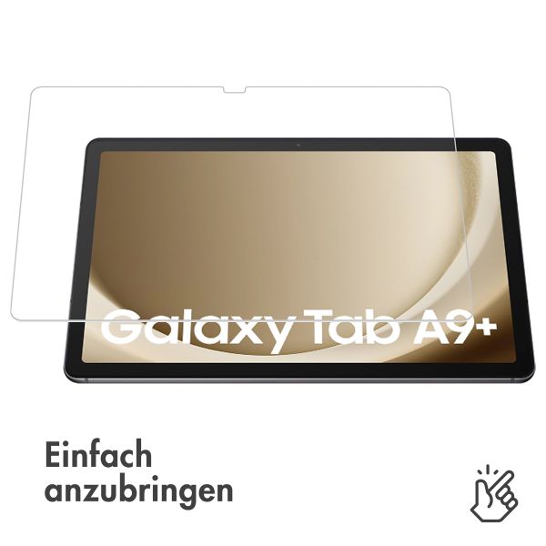 imoshion Displayschutz aus gehärtetem Glas für das Samsung Galaxy Tab A9 Plus