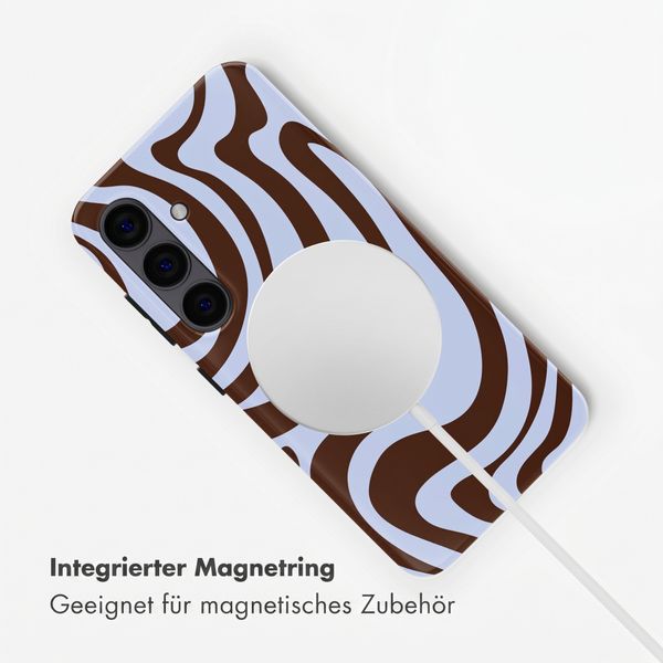 Selencia Vivid Rückabdeckung mit MagSafe Samsung Galaxy S24 - Dream Swirl Chocolate