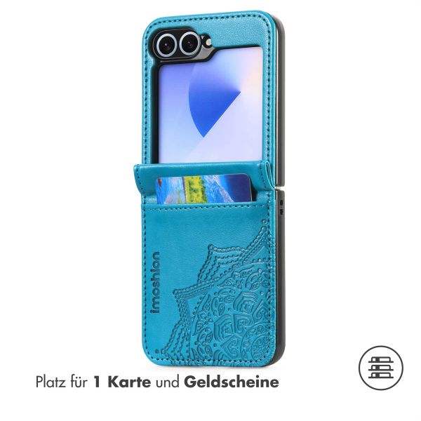 imoshion Mandala Klapphülle Samsung Galaxy Z Flip 5 - Türkis