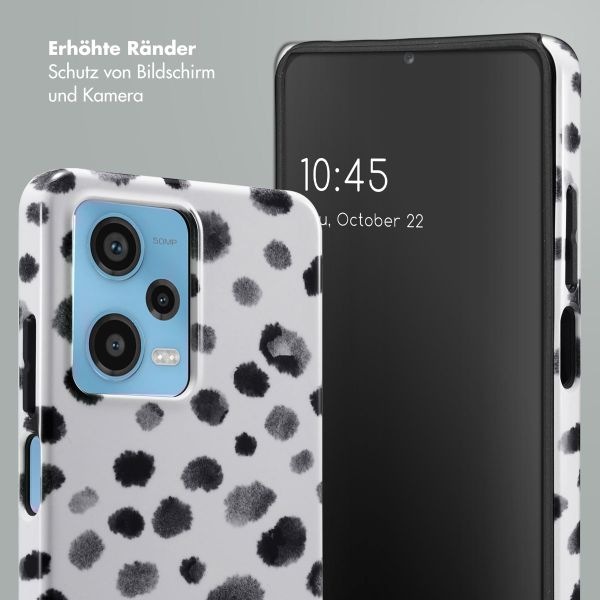 Selencia Vivid Back Cover Xiaomi Redmi Note 12 Pro (5G) - Trendy Leopard