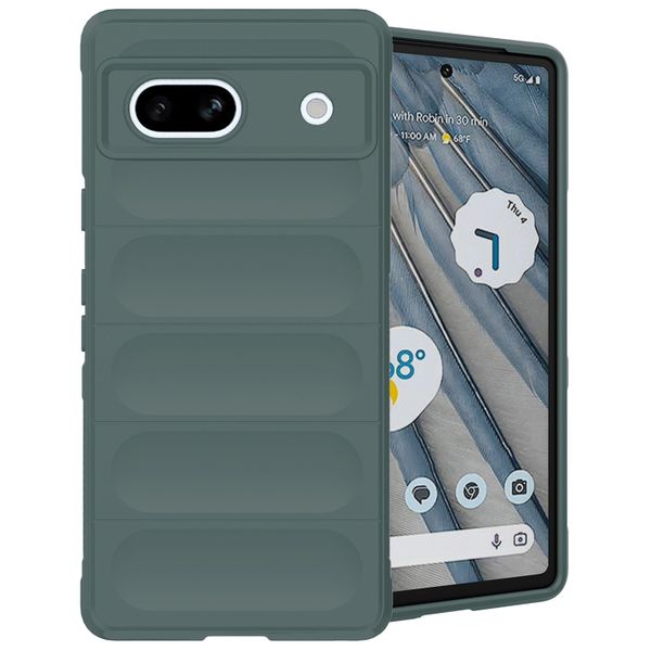 imoshion EasyGrip Backcover Google Pixel 7a - Dunkelgrün