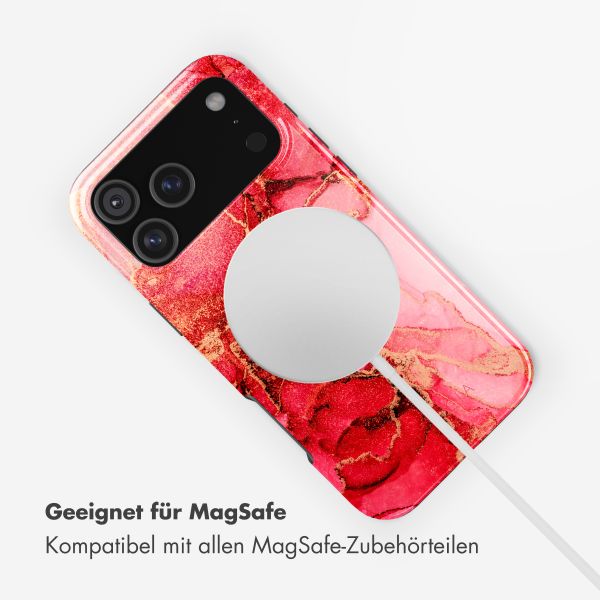 Selencia Vivid Rückabdeckung mit MagSafe Apple iPhone 17 Pro Max - Rosy Marble