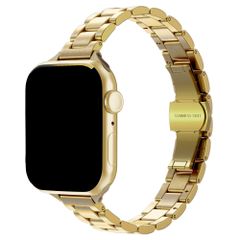 Selencia Slim Stahlgliederarmband für Apple Watch | 38/40/41/42 mm - Gold