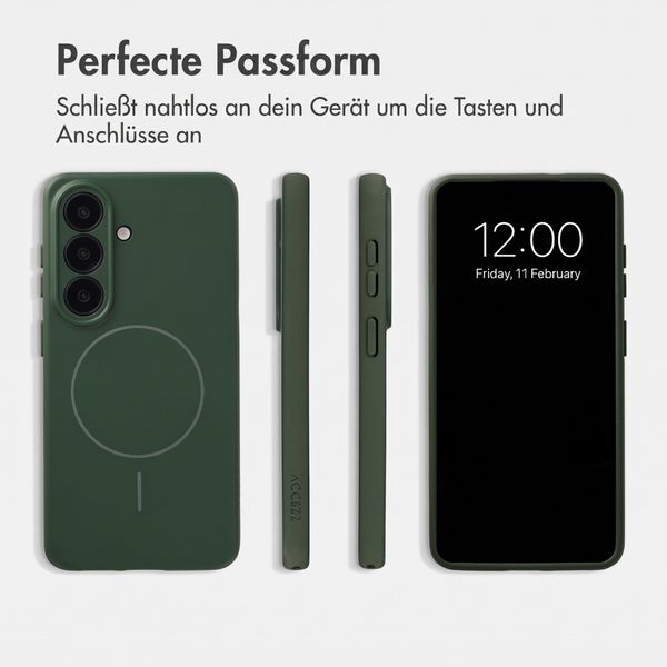 Accezz Grip Backcover mit MagSafe Samsung Galaxy S26 - Dunkelgrün
