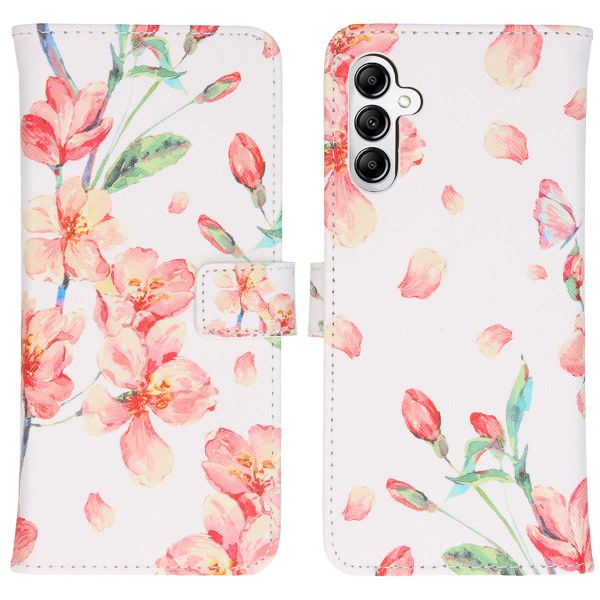 imoshion Design TPU Klapphülle für das Samsung Galaxy A14 (5G) - Blossom Watercolor