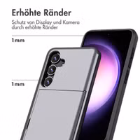 imoshion Backcover mit Kartenfach für das Samsung Galaxy S24 - Grau