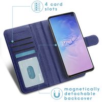 imoshion Luxuriöse Portemonnaie-Klapphülle Samsung Galaxy S10 - Dunkelblau