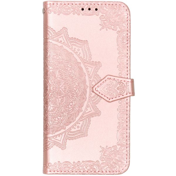 Mandala Klapphülle Rosa für das Huawei P30 Lite