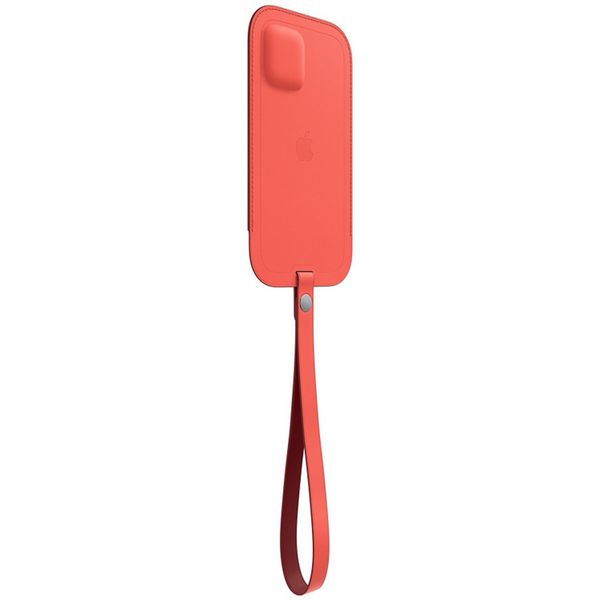 Apple Ledersleeve MagSafe für das Apple iPhone 12 Mini - Pink Citrus