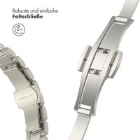 Selencia Slim Stahlgliederarmband für das  Apple Watch Series 1 t/m 9 / SE (38/40/41 mm) | Series 10 / 11 (42 mm) - Polarstern