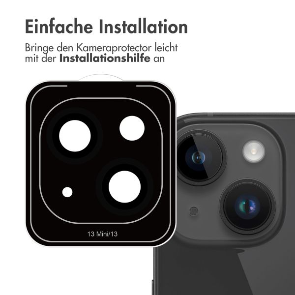 imoshion ﻿2er-Pack Objektivschutz für Kamera für das Apple iPhone 13 - Schwarz