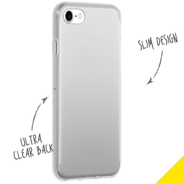 Accezz Clear TPU Backcover Apple iPhone SE (2022 / 2020) / 8 / 7 / 6(s) - Transparent