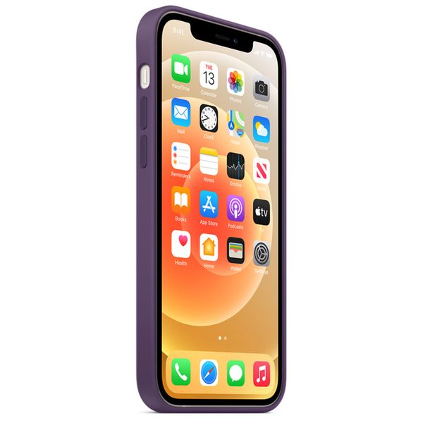 Apple Silikon-Case MagSafe Apple iPhone 12 (Pro) - Amethyst