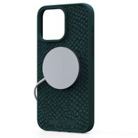 Njorð Collections Salmon Leather MagSafe Case für das iPhone 15 Pro Max - Green