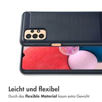 imoshion Brushed Back Cover für das Samsung Galaxy A13 (4G) - Dunkelblau