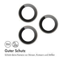 imoshion 2er-Pack Objektivschutz für Kamera für das Apple iPhone 16 Pro / 16 Pro Max - Natural / Titanium