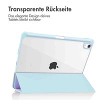 imoshion Trifold Hardcase Klapphülle Apple iPad Air 11 Zoll (2025) M3 / (2024) M2 / Air 5 (2022) / Air 4 (2020) - Hellblau