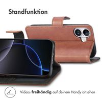 imoshion Luxuriöse Klapphülle Apple iPhone 17 - Braun