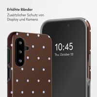 Selencia Vivid Back Cover Samsung Galaxy A17 (5G) / (4G) - Happy Dots Chocolate