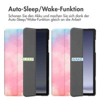 imoshion Design Trifold Klaphülle Samsung Galaxy Tab A11 Plus / A9 Plus - Sky