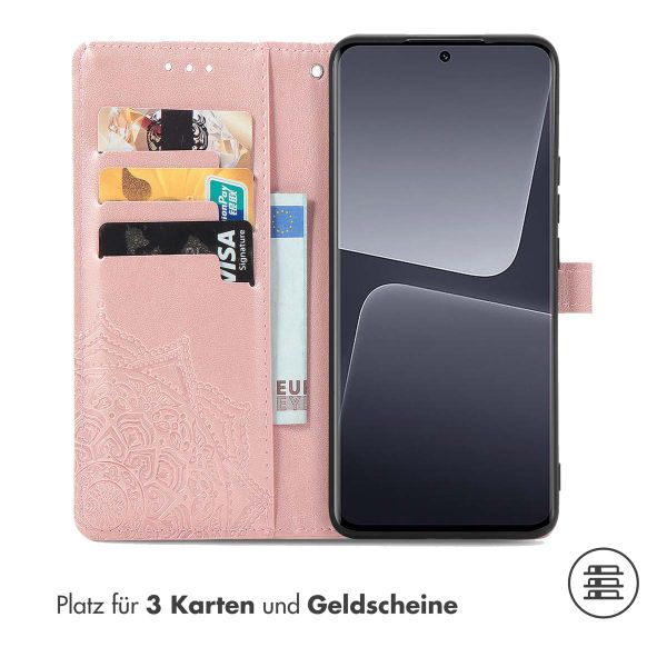 imoshion Mandala Klapphülle Xiaomi 13 Pro - Rosé gold