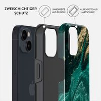 Burga Tough Back Cover für das iPhone 15 Plus - Emerald Pool