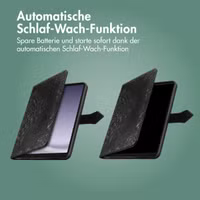 imoshion Mandala Klapphülle Samsung Galaxy Tab A9 Plus - Schwarz