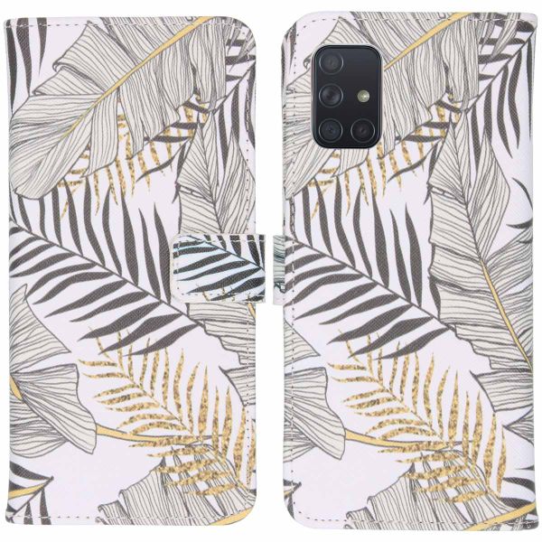 imoshion Design TPU Klapphülle Galaxy A71 - Glamour Botanic