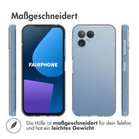 Accezz TPU Clear Cover für das Fairphone 5 - Transparent