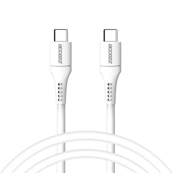 Accezz USB-C- auf USB-C-Kabel - 1 m - Weiß