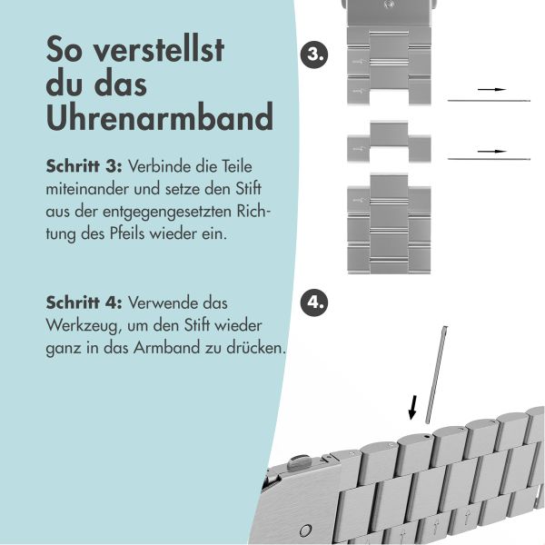 imoshion Premium Smartwatch Armband toolkit– Verkürzer für Smartwatch- / Uhrenarmband – Schwarz