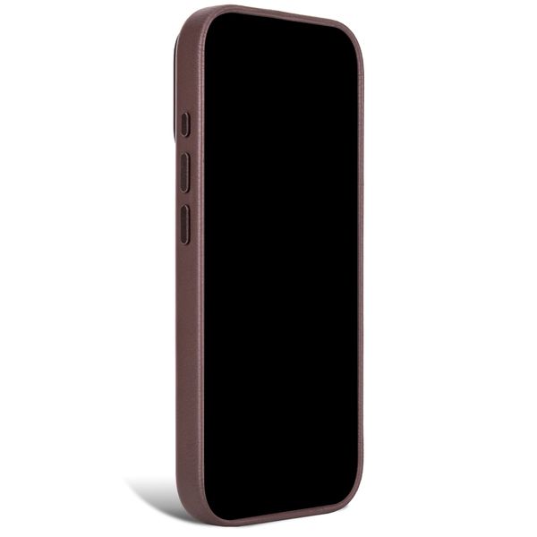 Decoded Leather Backcover MagSafe Apple iPhone 18 Pro Max / 17 Pro Max - Chocolate Brown