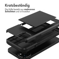 imoshion Backcover mit Kartenfach Apple iPhone 15 Plus - Schwarz