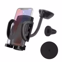 Scosche StuckUp™ 4-in-1 Handyhalterung Auto - Universell - Armaturenbrett / Windschutzscheibe / Lüftungsgitter / Becherhalter - Schwarz
