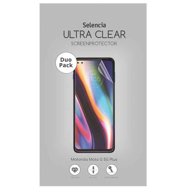 Selencia Duo Pack Screenprotector für das Motorola Moto G 5G Plus