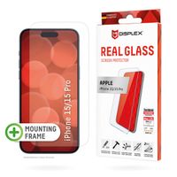 Displex Bildschirmschutzfolie Real Glass Apple iPhone 15 / 15 Pro / 16