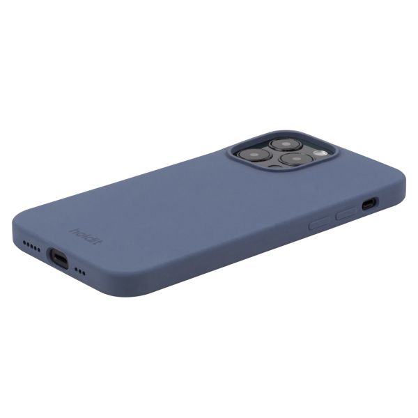 Holdit Silicone Case für das iPhone 14 Pro - Pacific Blue