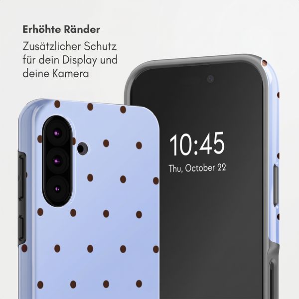 Selencia Vivid Back Cover Samsung Galaxy A36 / A56 - Happy Dots Digital Sky