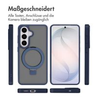 Accezz Ring Stand Backcover mit MagSafe Samsung Galaxy S26 - Blau