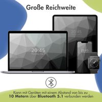 imoshion Kabellose Kinderkopfhörer Dino LED Light - Dezibelbegrenzer - Mit AUX-Kabel - Cobalt Blue / Lime