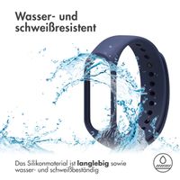 imoshion Silikonarmband für das Xiaomi Mi Band 3 / 4 - Dunkelblau